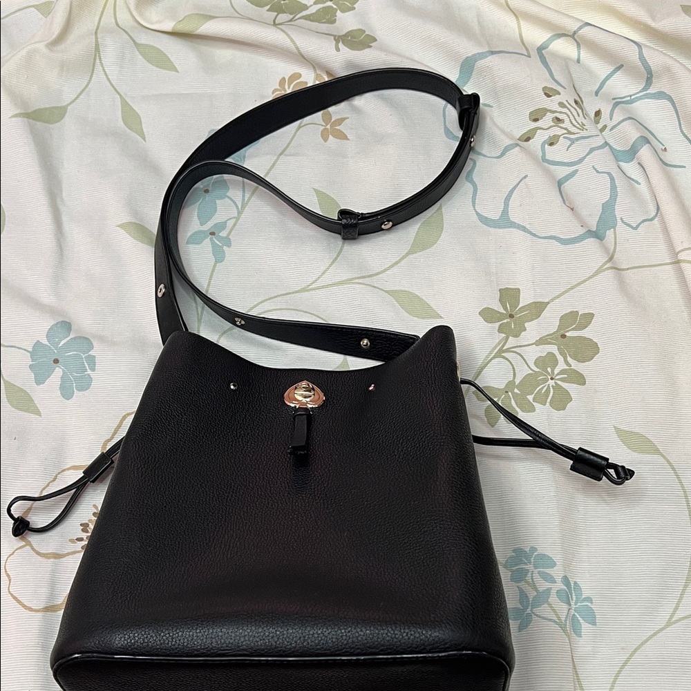 Kate Spade Black Pebbled Leather Shoulder Bag/crossbody bag - Picture 14 of 15